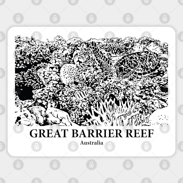 Great Barrier Reef - Australia Magnet by Lakeric